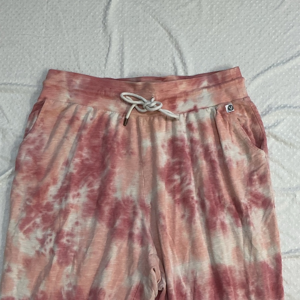 LIVI ACTVE Lane Bryant Pink Tie-Dye Jogger Pants Size 14/16 - Picture 4 of 7